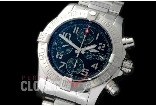 BLSA00021 GF Avenger II Chrono SS/SS Black Num A-7750 28800