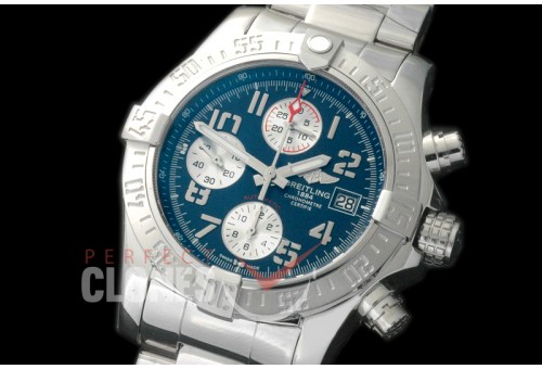 BLSA00022 GF Avenger II Chrono SS/SS Blue Num A-7750 28800