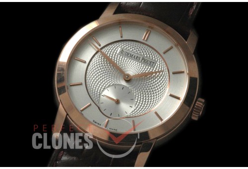 0 0 APJA00906 Jules Audemars Small Secs RG/LE White Sticks Asian H/W 17J 