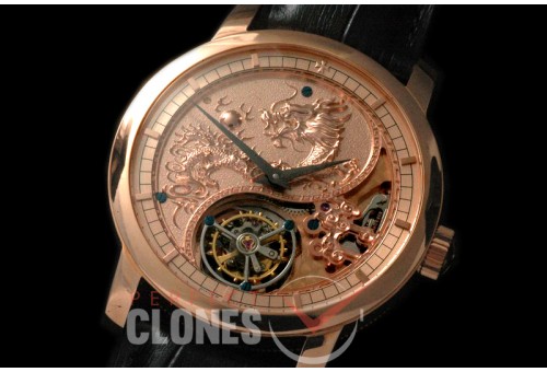 0 VCZ-105 Legend of the Chinese Zodiac - Year of the Dragon Tourbillon RG/LE Flying Man Tourbillon 