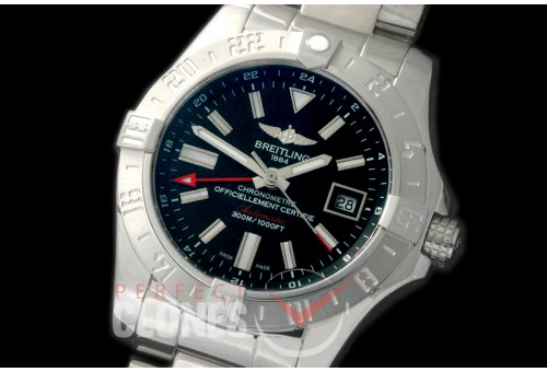 0 BLSA2-1002 Avenger II GMT SS/SS Black Asian 2836