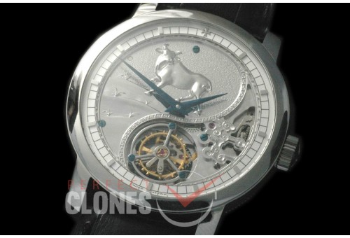 0 VCZ-092 Legend of the Chinese Zodiac - Year of the Ox Tourbillon SS/LE Flying Man Tourbillon 