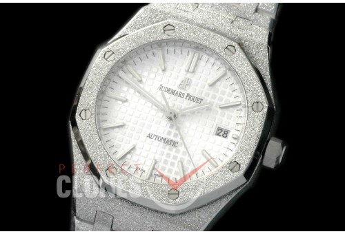 AP15454-001 JF Royal Oak 15454 Forsted SS/SS White AP 3120