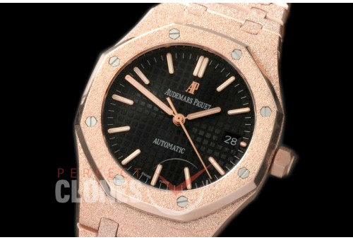 AP15454-012 JF Royal Oak 15454 Forsted RG/RG Black AP 3120