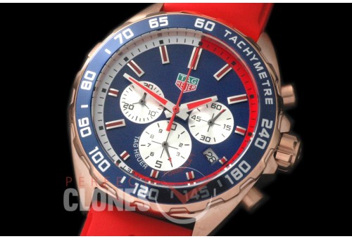 0 TGF1-00078RR Formula 1 Team Redbull Special Ed Chronograph RG/RU Blue/Red OS 10 Qtz