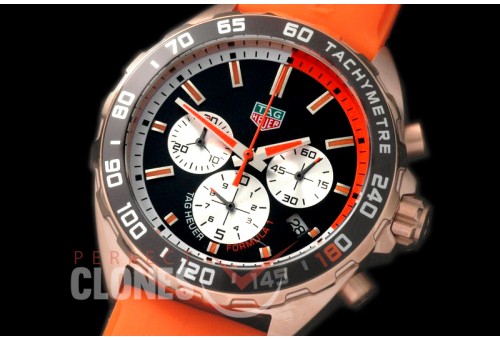 0 TGF1-00077OR Formula 1 Team Redbull Special Ed Chronograph RG/RU Black/Orange OS 10 Qtz