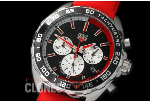 0 TGF1-00072RR Formula 1 Team Redbull Special Ed Chronograph SS/RU Black/Red OS 10 Qtz