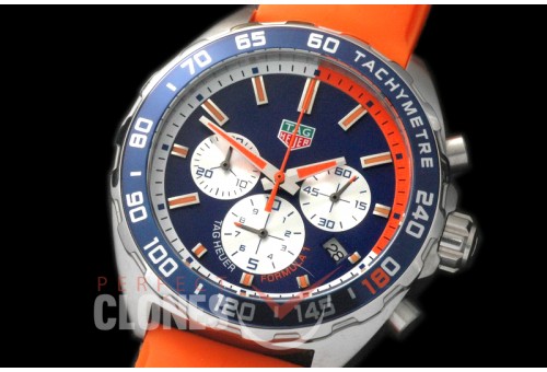 0 TGF1-00073OR Formula 1 Team Redbull Special Ed Chronograph SS/RU Blue/Orange OS 10 Qtz
