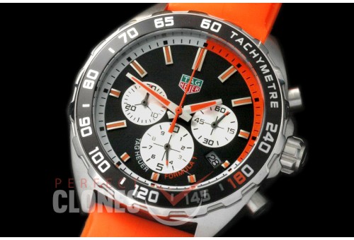 0 TGF1-00072OR Formula 1 Team Redbull Special Ed Chronograph SS/RU Black/Orange OS 10 Qtz
