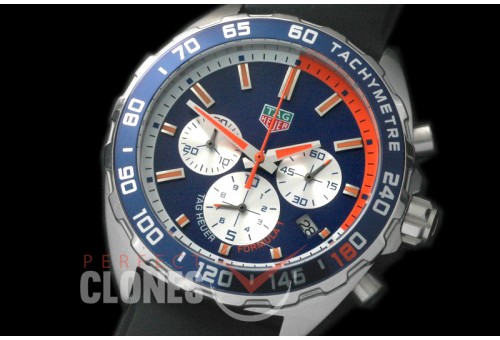 0 TGF1-00073OR-1 Formula 1 Team Redbull Special Ed Chronograph SS/RU Blue/Orange OS 10 Qtz