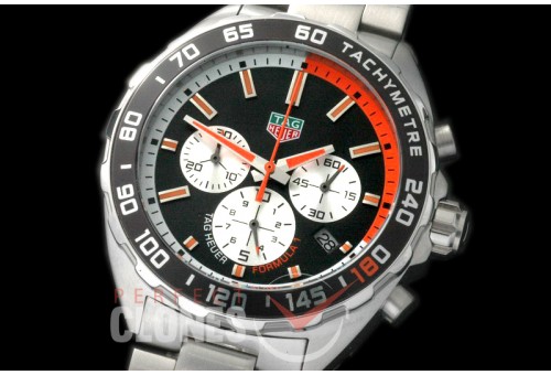 0 TGF1-00072BO Formula 1 Team Redbull Special Ed Chronograph SS/SS Black/Orange OS 10 Qtz