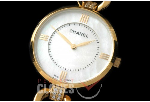 CHJW-056 Jewelry Series YG/LE MOP White Jap Quartz