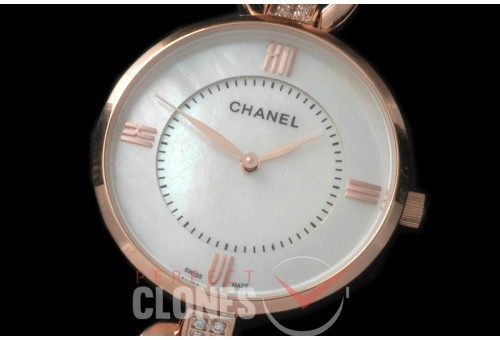 CHJW-061 Jewelry Series RG/LE MOP White Jap Quartz