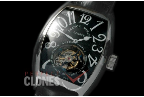 FMAET00082 Curvex Aeternitas Tourbillon SS/LE Black Fly Man Tourbillon 
