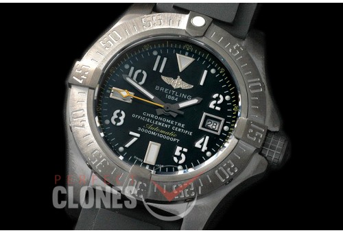BLSW00011R Avenger Seawolf Blacksteel Code Yellow DLC/RU Black Asian Clone 2836