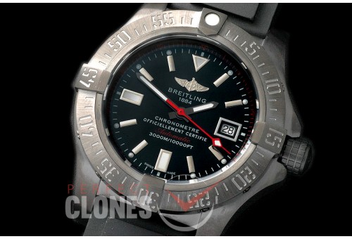 BLSW00017R Avenger Seawolf Blacksteel Code Red DLC/RU Black Asian Clone 2836