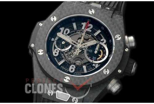 HB45-018 Big Bang Unico CF/RU Grey Skeleton Asian 7750 28800 