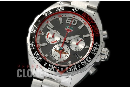 0 TGF1-00802 Indy 500 Indianapolis Speedway Special Ed Chronograph SS/SS Grey OS 20 Qtz