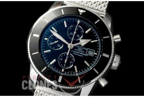 BLSF01006M Superocean Heritage Chronograph SS/ME Black A-7750