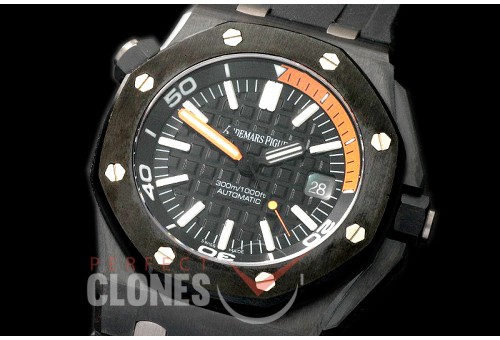APD00052 Royal Oak Offshore Diver Black Ceramic 15707 CER/RU Black A-3120 - Special Offer 