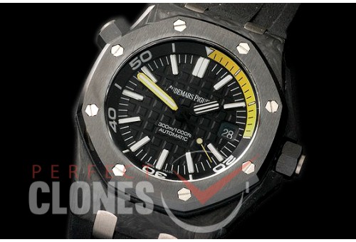 APD00056 Royal Oak Offshore Diver Black Ceramic 15706 FC/RU Black A-3120 - Special Offer 