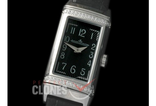 0 JLR-072D Reverso One Reedition SS/LE Black Stk Jap Quartz