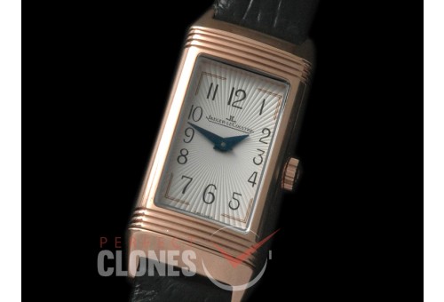 0 JLR-076 Reverso One Reedition RG/LE White Stk Jap Quartz