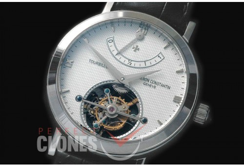 0 VCM-201 Malte Tourbillon SS/LE White Cross Bridge Tourbillon 