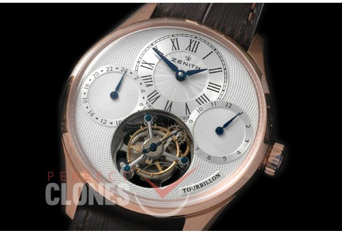 ZN00093 EP Calender Tourbillon RG/LE White Flying Tourbillon