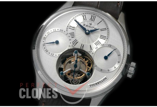 ZN00091 EP Calender Tourbillon SS/LE White Flying Tourbillon