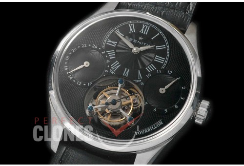 ZN00092 EP Calender Tourbillon SS/LE Black Flying Tourbillon