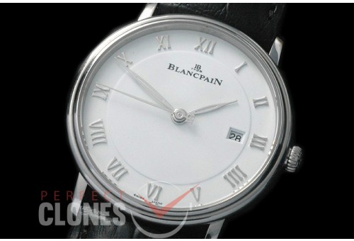 0 0 0 BP00018 Villeret Ultraplate SS/LE White Roman Miyota 9015/Calibre 1151