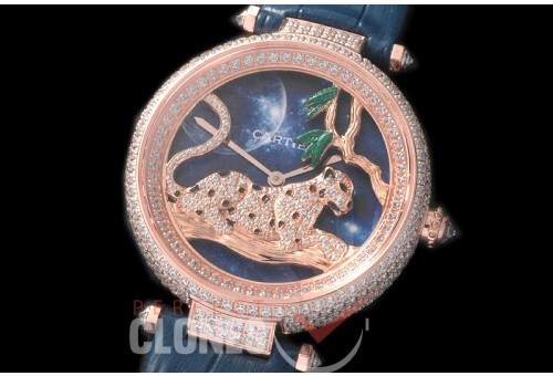 0 CARPT-108 Panthere De Cartier Night Champagne Gold Japanese Quartz