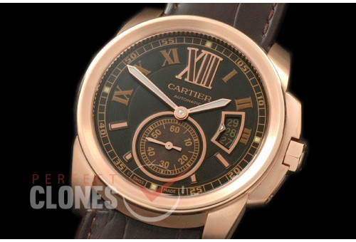 CARCC00033L Calibre de Cartier RG/LE Brown Miyota 8205