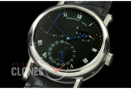 BR00062 Calender/Moonphase Power Reserve SS/LE Black Seagull ST17