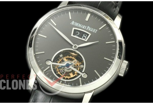 APJAT10002 Jules Audemars 26559 Big Date Tourbillon SS/LE Grey Bridged Tourbillon