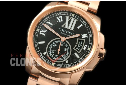 CARCC00032S Calibre de Cartier RG/RG Black Miyota 8205