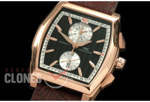 IWDV-107 Da Vinci Chronograph RG/LE Black A-7750