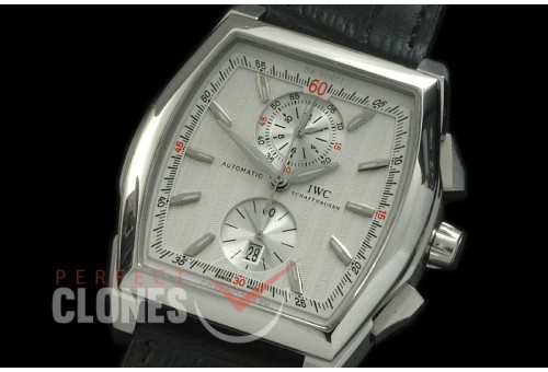 IWDV-101 Da Vinci Chronograph SS/LE White A-7750