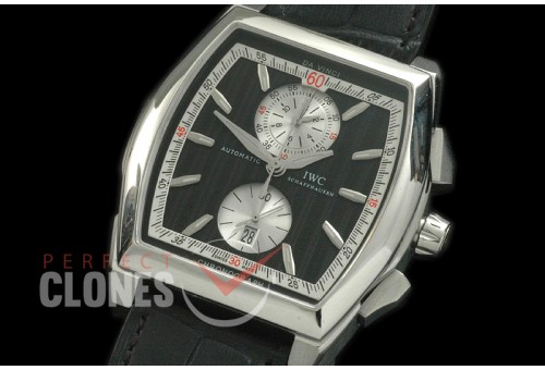IWDV-102 Da Vinci Chronograph SS/LE Black A-7750