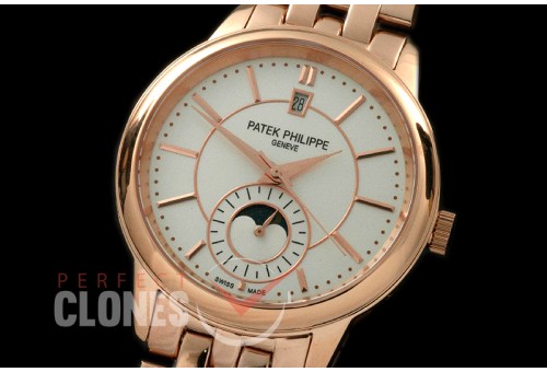 PP00696S Classic Moonphase Automatic RG/RG White Miyota 9100