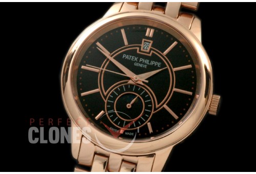 PP00697S Classic Moonphase Automatic RG/RG Black Miyota 9100