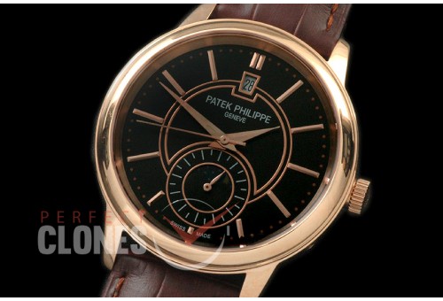 PP00697 Classic Moonphase Automatic RG/LE Black Miyota 9100