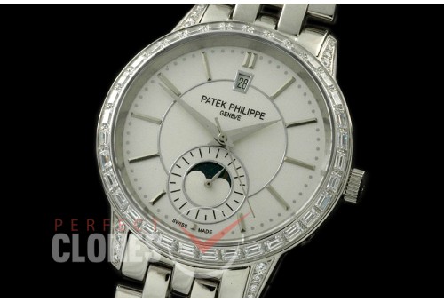 PP00691SD Classic Moonphase Automatic SS/SS White Miyota 9100