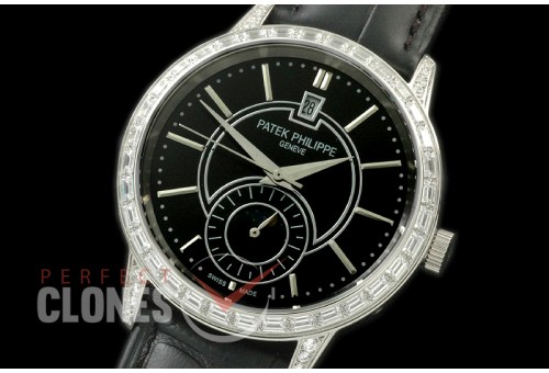 PP00692D Classic Moonphase Automatic SS/LE Black Miyota 9100