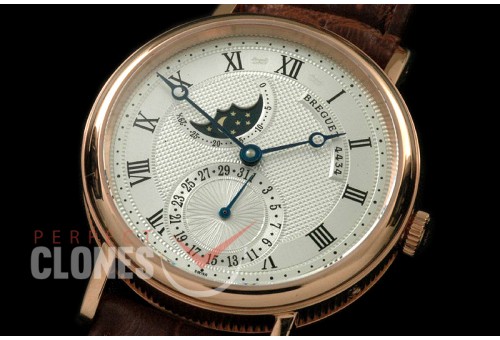 BR00024 Calender/Moonphase YG/LE Silver Miyota 9015 Mod to Calibre 5165R