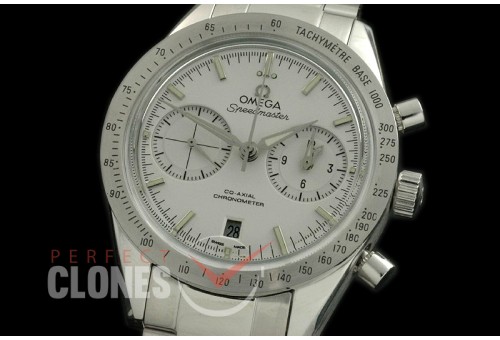 OMSP00701 Speedmaster SS/SS White/Steel A-7750 Mod to Calibre 9300 Functions