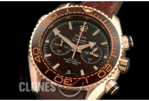 OMCPO45-484R P-Ocean Chrono RG/RU Brown Jap OS20 Quartz 