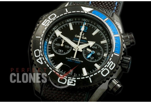 OMCPO45-496R P-Ocean Chrono PVD/RU Black/Blue Jap OS20 Quartz 