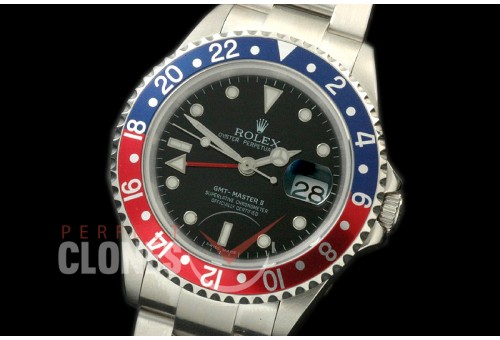 RLGS00056 GMT II 16710 SS Blue/Red Asian 2836 Mod to Calibre 3186